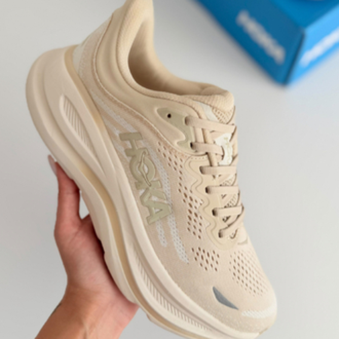 Hoka Bondi 9 "Vanilla Beiga"