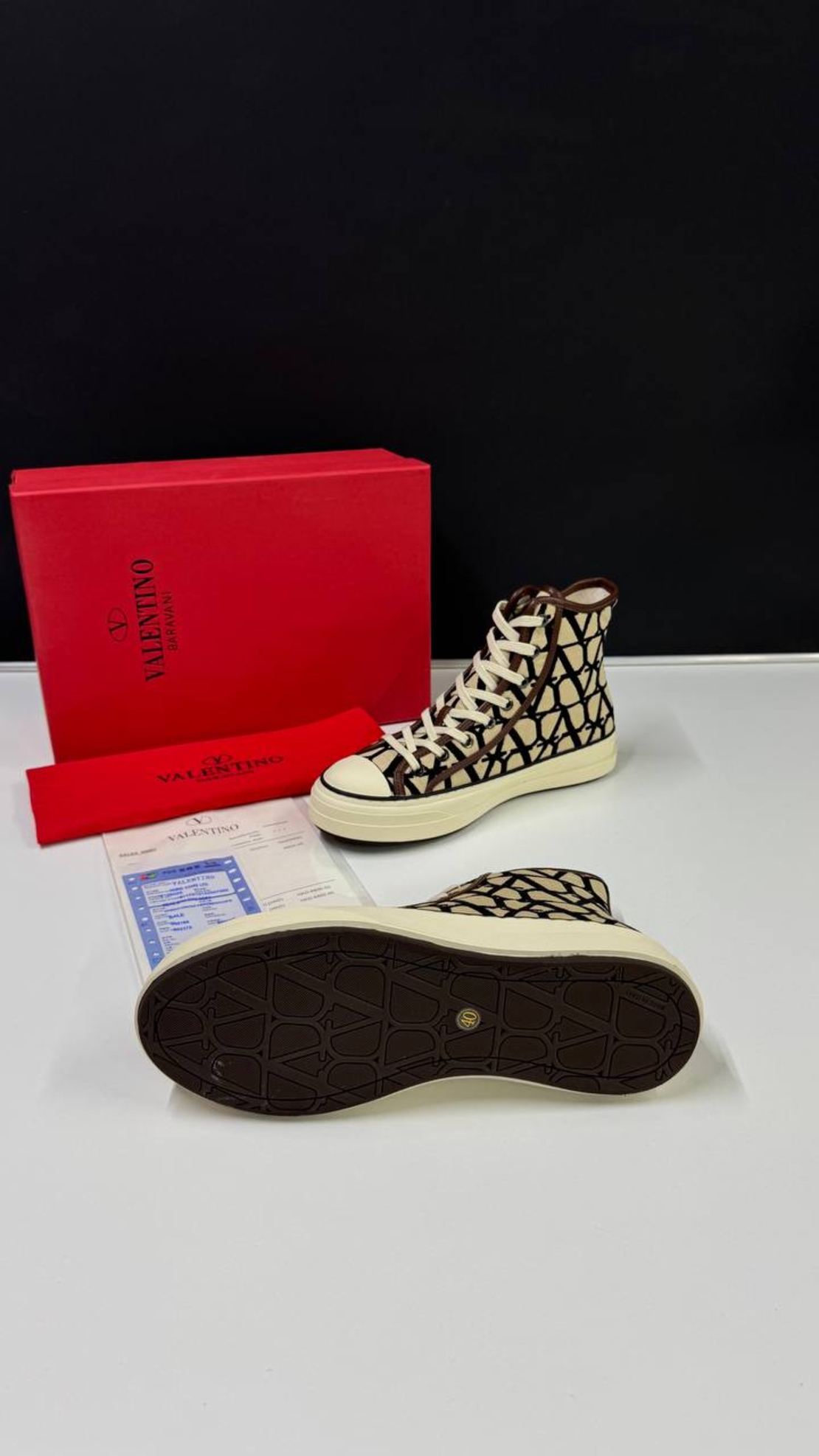 Valentino Garavani Toile Icongraphe Totaloop sneakers High Top