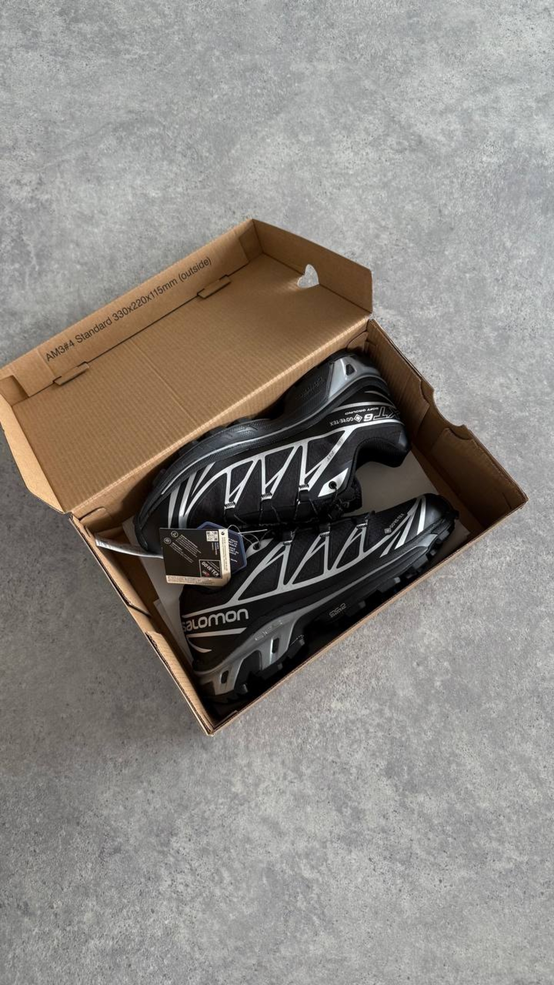Salomon XT-6 Gore-Tex “Black & Silver”
