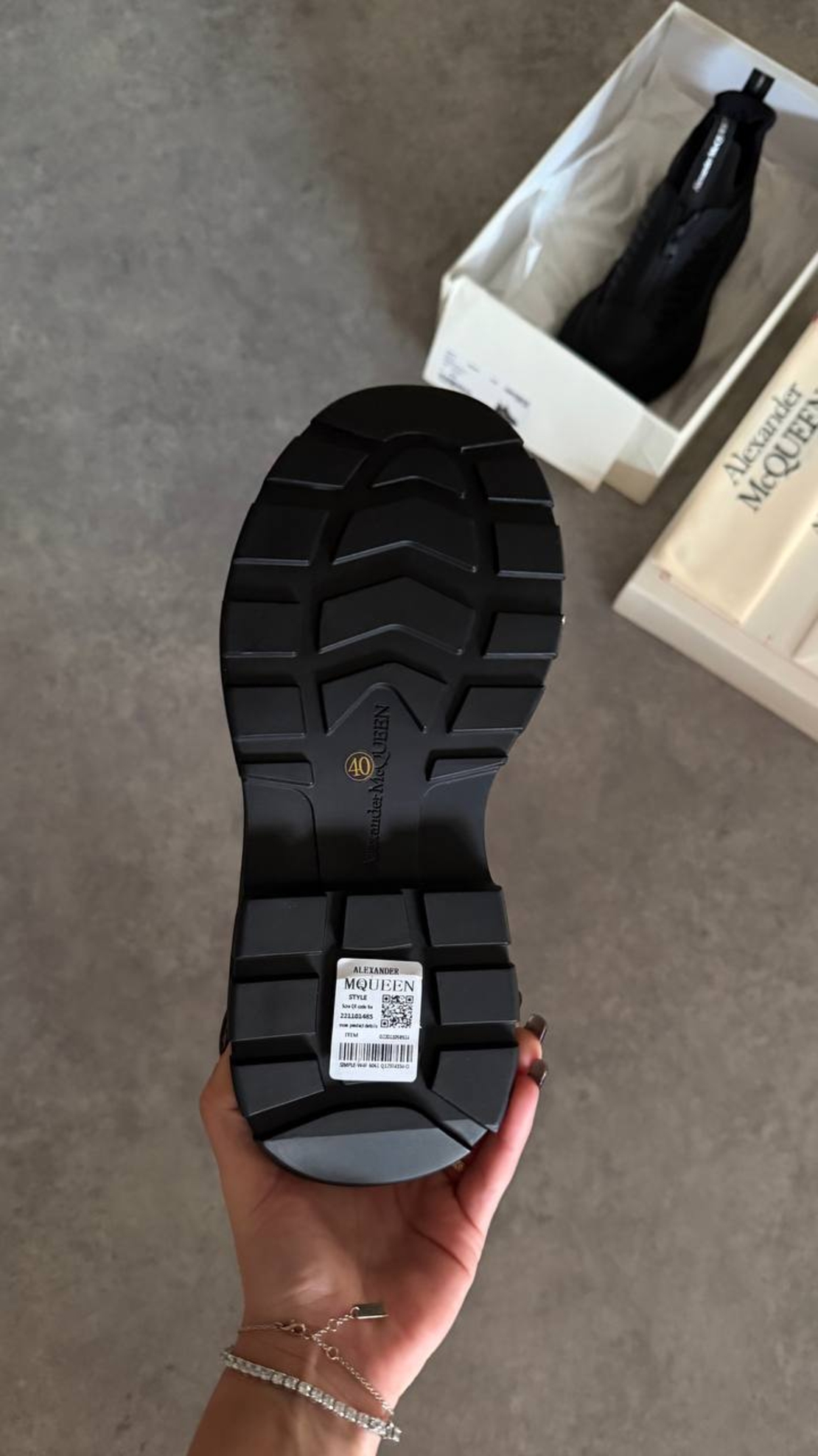 Alexander McQueen Deck Lace-Up “Triple Black”