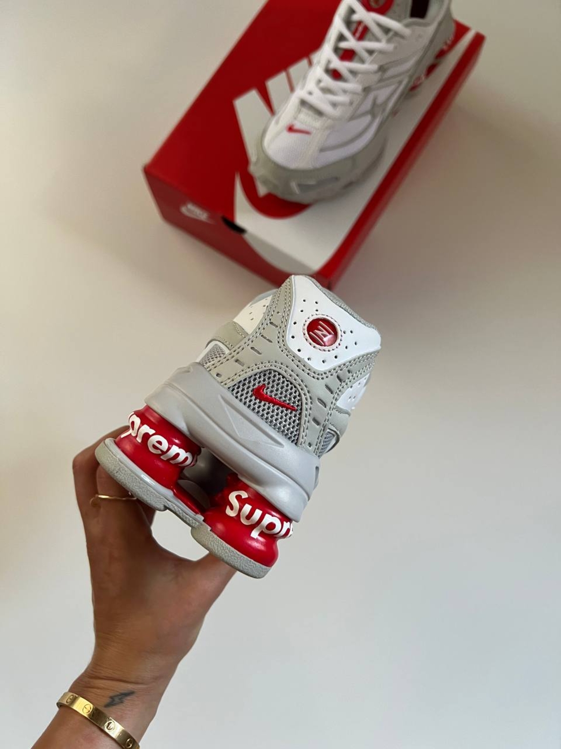Nike Supreme x Shox Ride 2 'White'