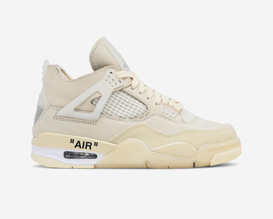 OFF-WHITE x Air Jordan 4 SP 'Sail' (OUTLET)