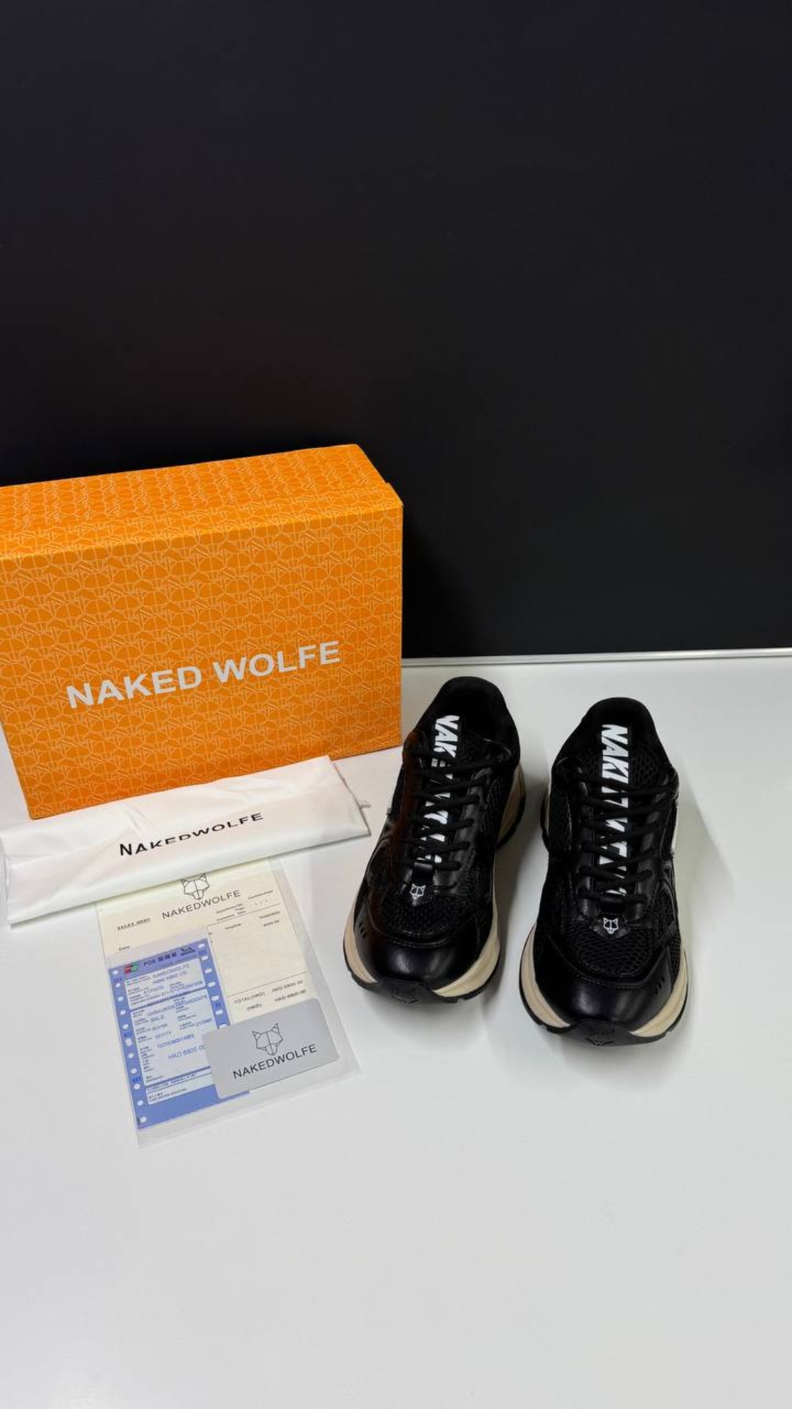 NAKED WOLFE Smash Black Mesh