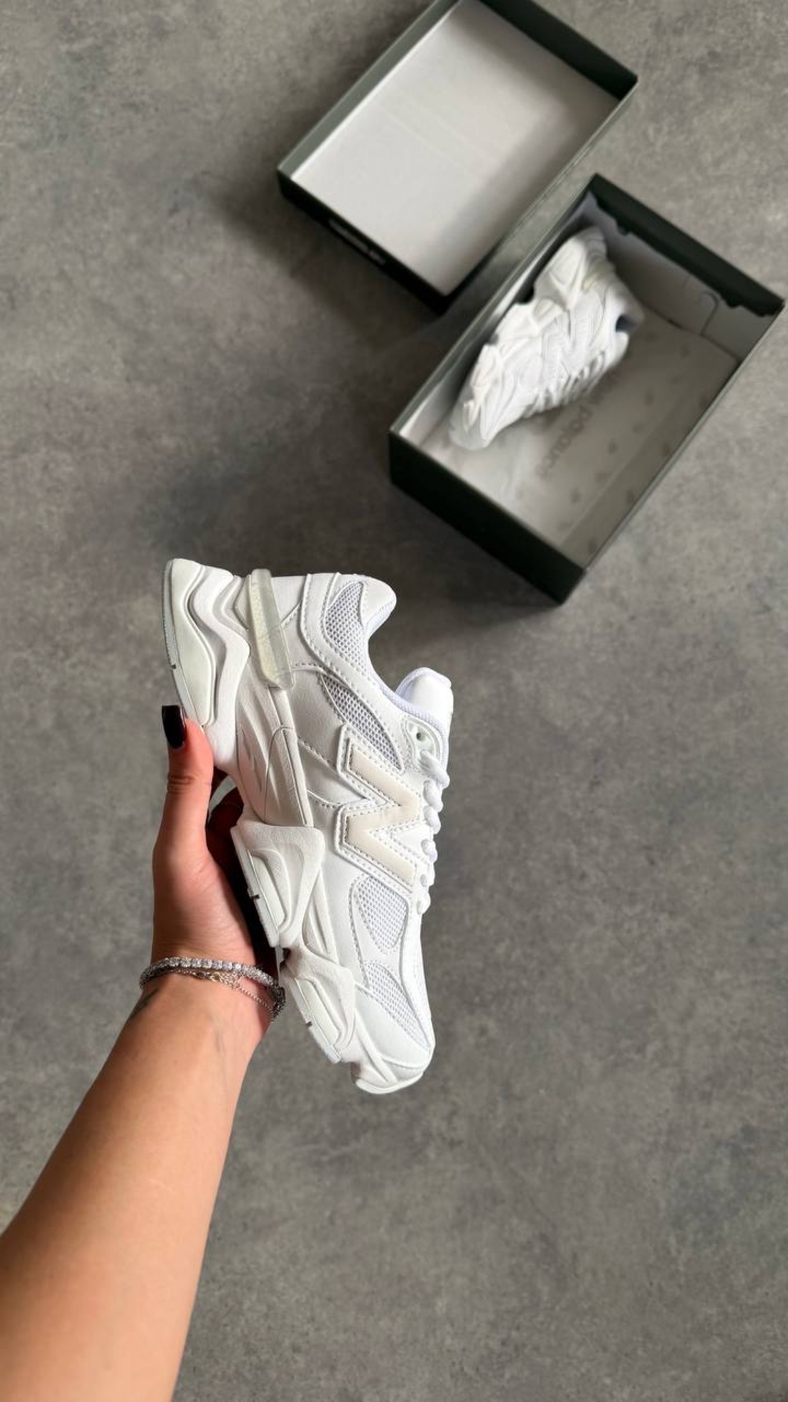 New Balance 9060 “Triple White”