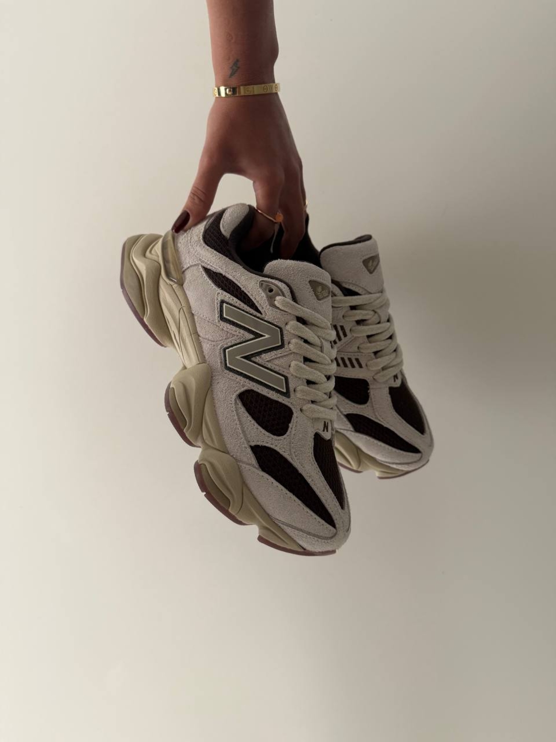 NEW BALANCE SYDNEY MCLAUGHLIN-LEVRONE X 9060 'LINEN BLACK COFFEE'