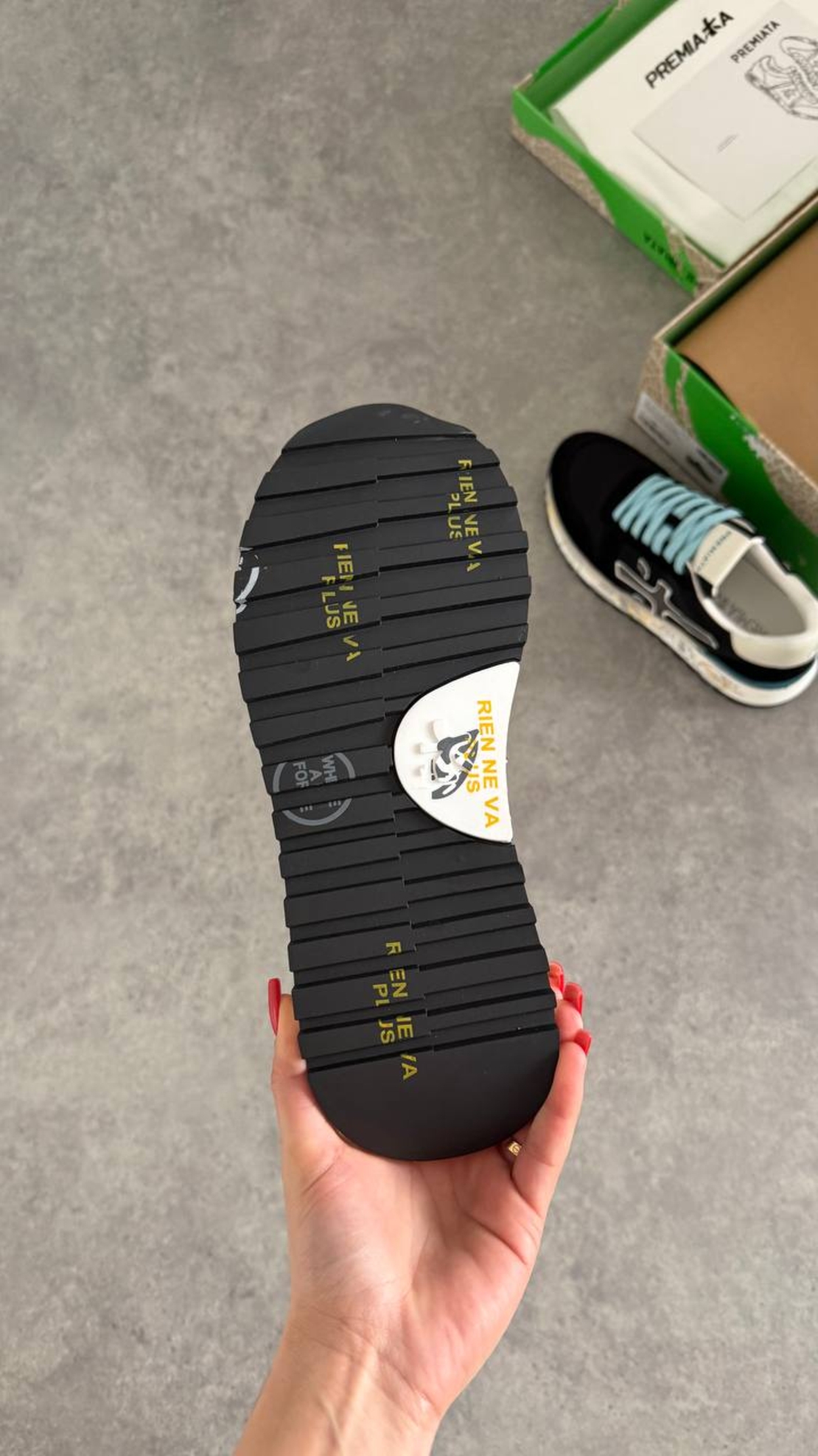 Premiata Mick Suede Leather Sneakers