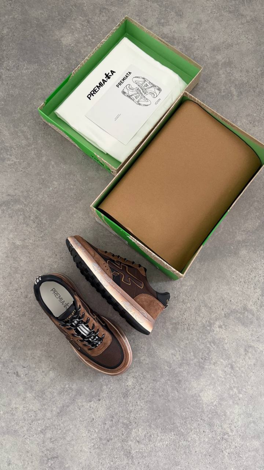 Premiata Mick 483 Olive / Military Green