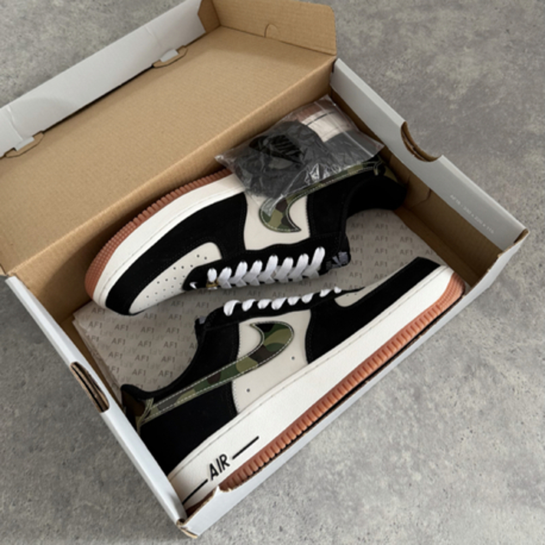 Air Force 1 Camo Black