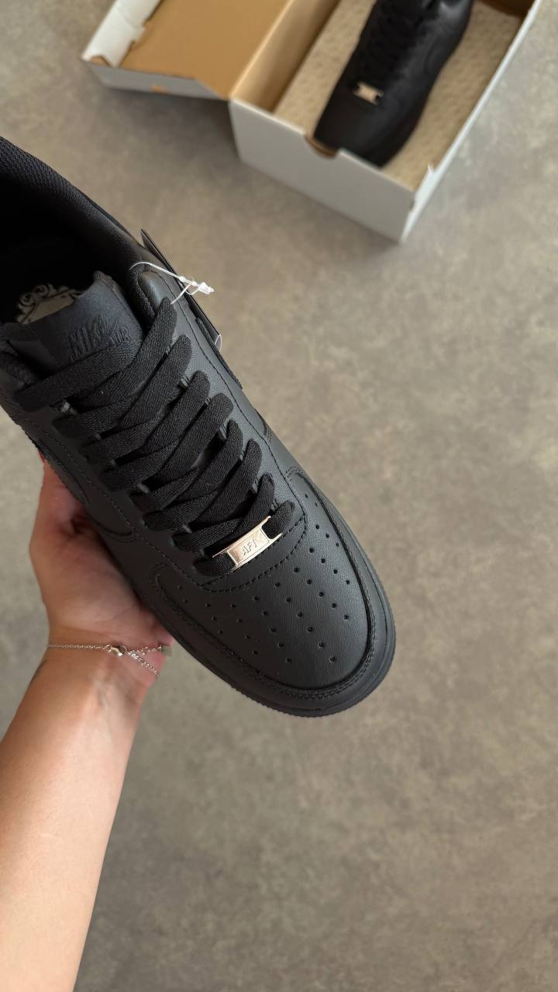 NIKE AIR FORCE 1 ''BLACK''