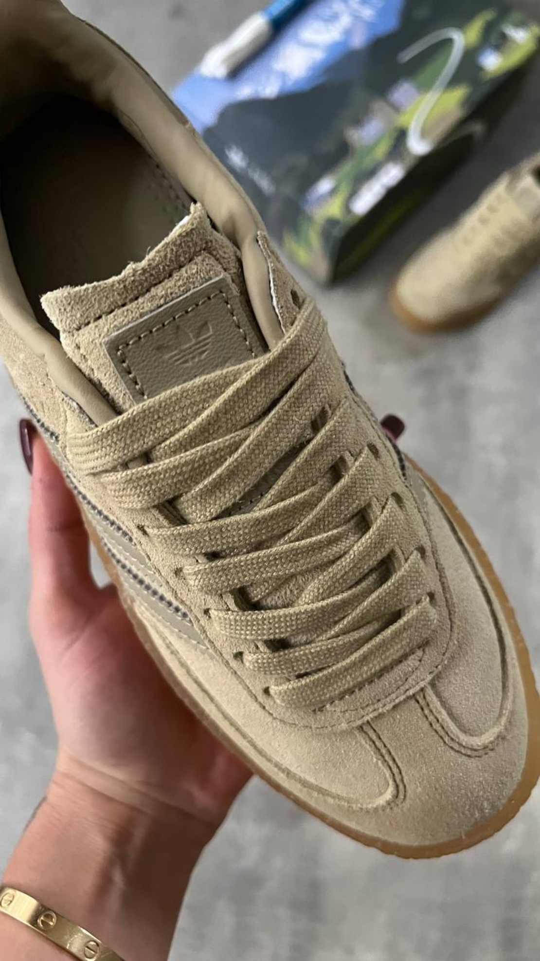 Samba x Clarks Beige