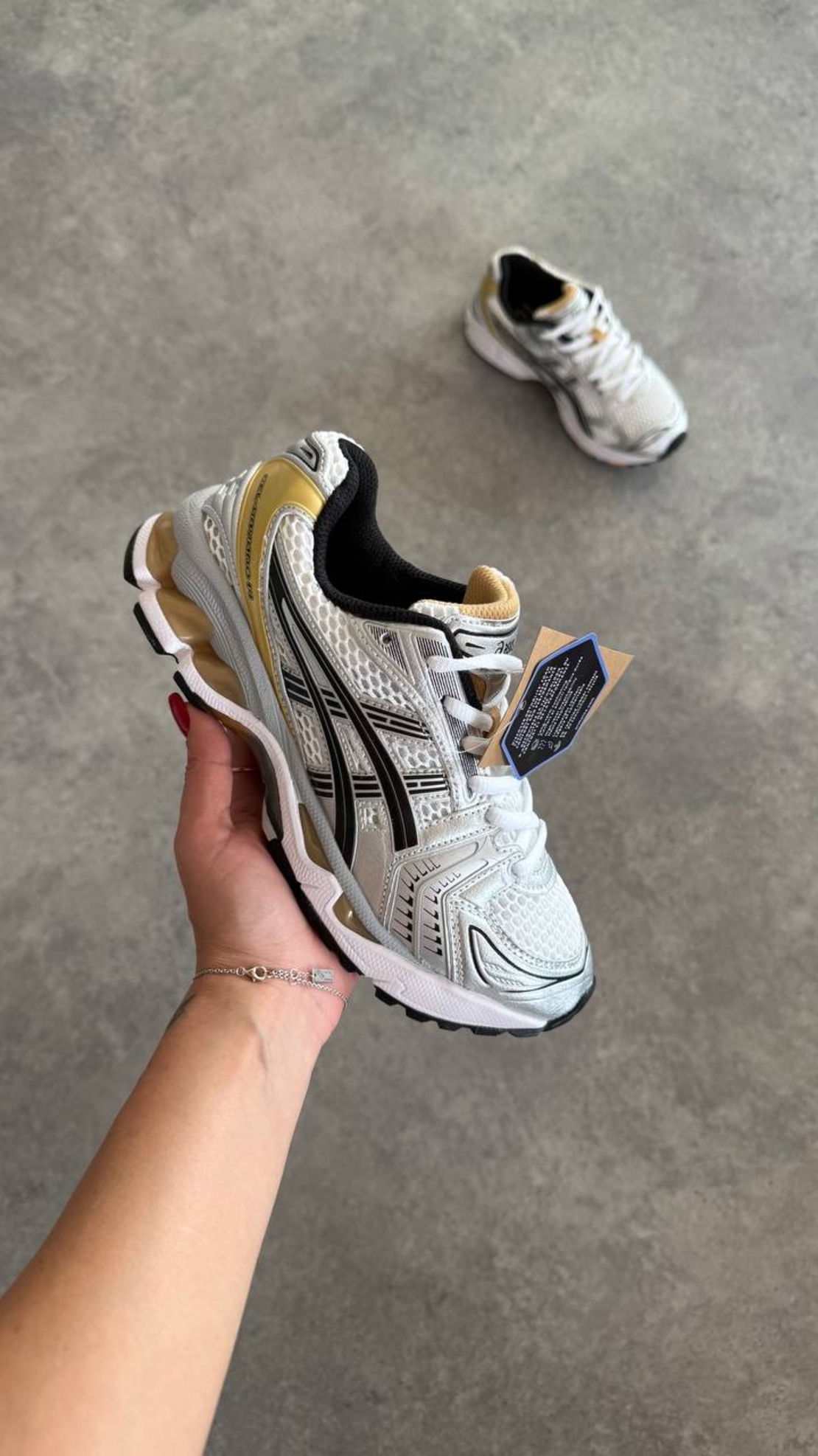 Asics Gel-Kayano 14 Silver Gold
