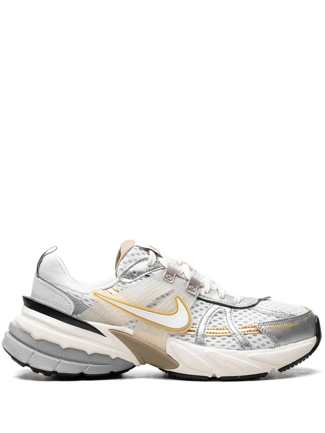 Nike V2K Run Khaki Metallic Silver