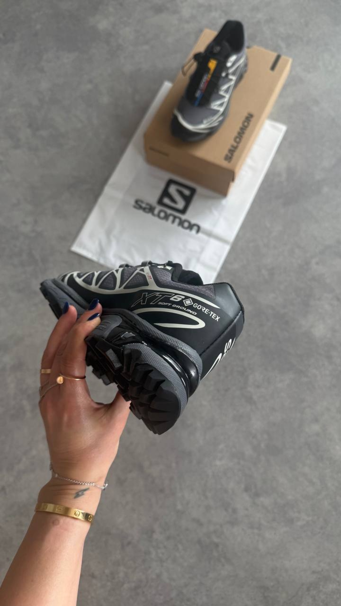 Salomon XT-6 Gore-Tex “Black Grey”