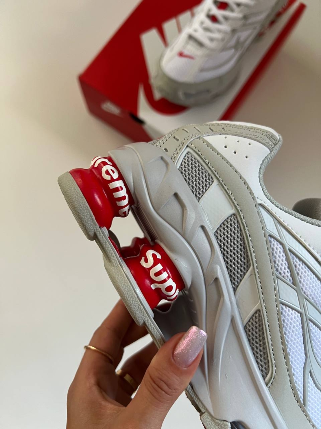Nike Supreme x Shox Ride 2 'White'