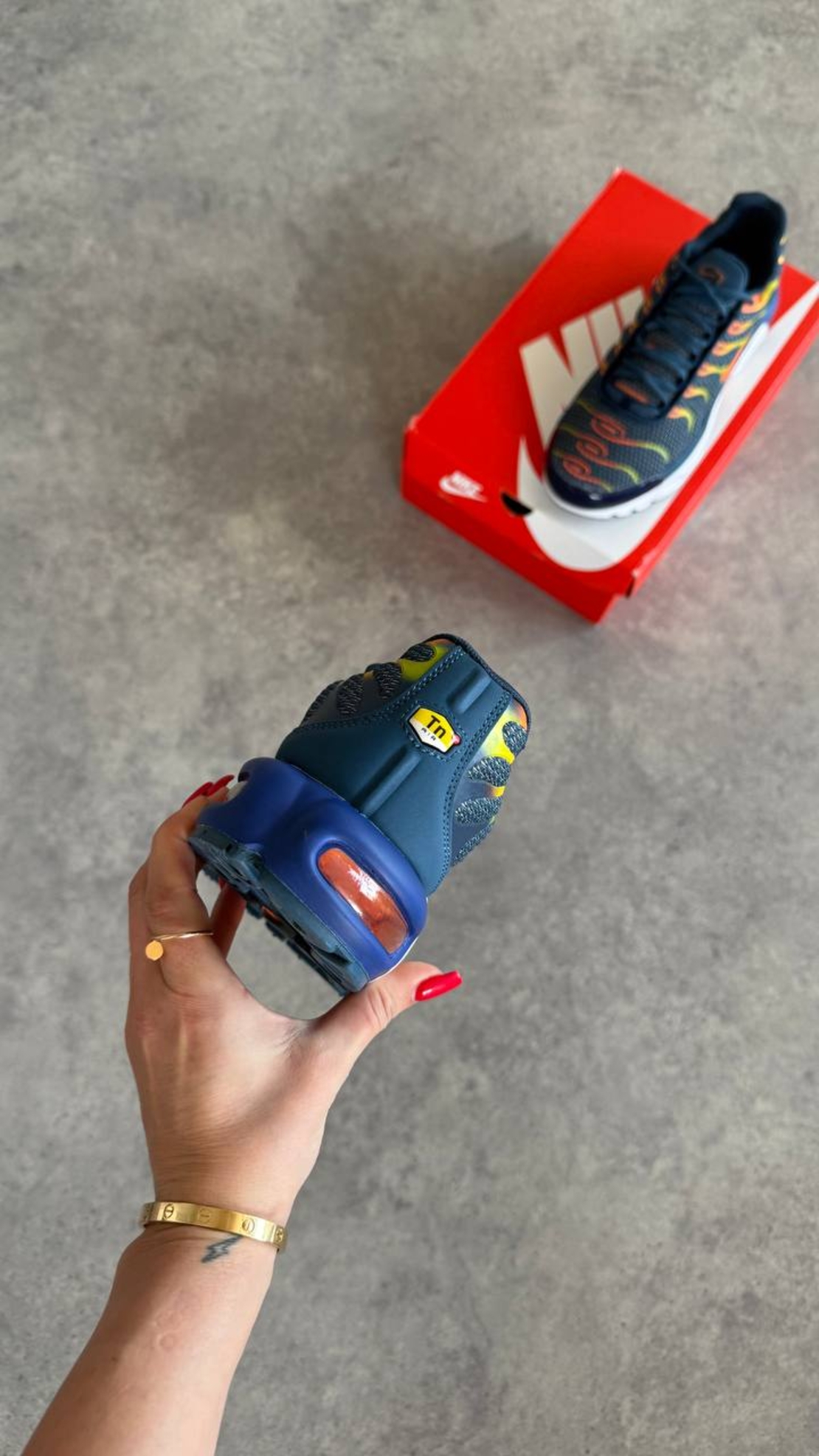 Nike Air Max Plus “Blue Void / University Gold”
