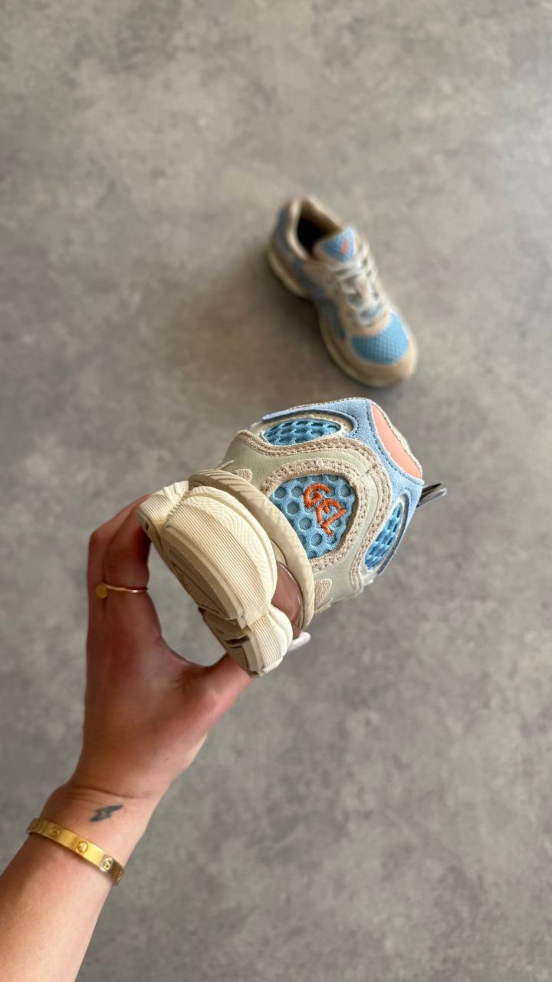 ASICS Gel‑NYC “Harbor Blue / Wood Crepe”