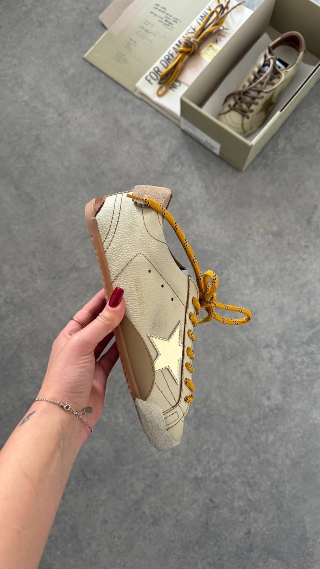 Golden Goose True-Star Suede – Brown / White Star