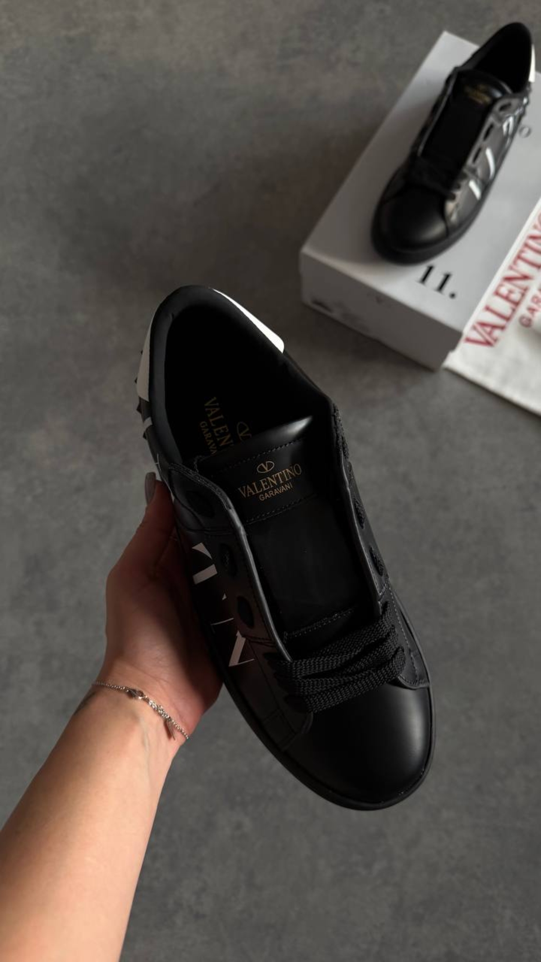 Valentino Garavani Open Low-Top “VLTN Black/White”