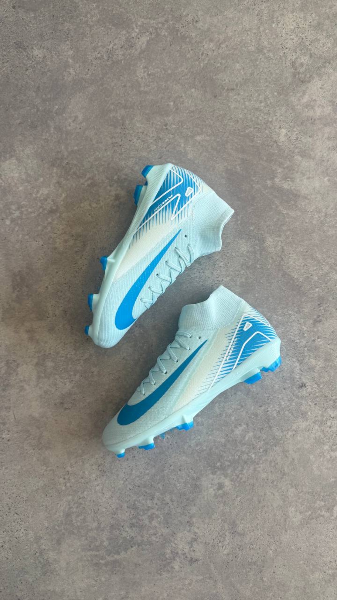 Nike Zoom Mercurial Superfly 9 Pro FG Firm Ground High-Top Blue