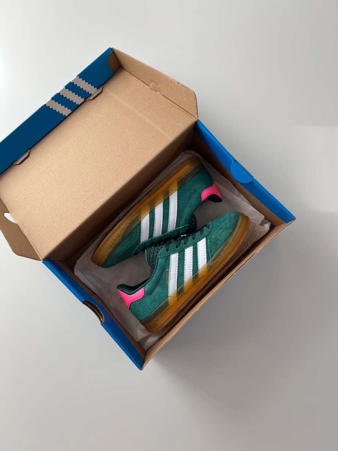 Adidas Gazelle Green Pink
