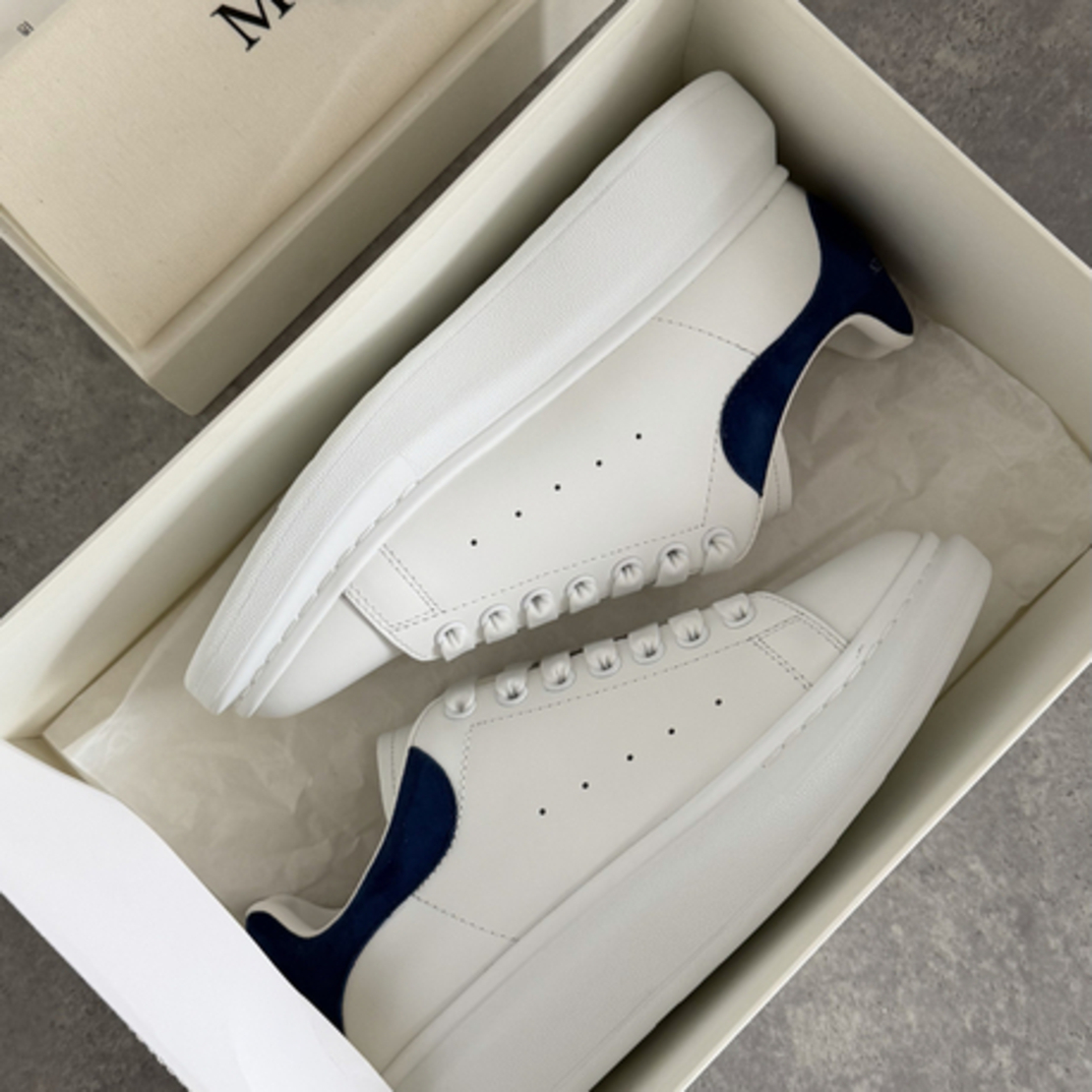 Mcqueen “White & Blue” Classic Premium
