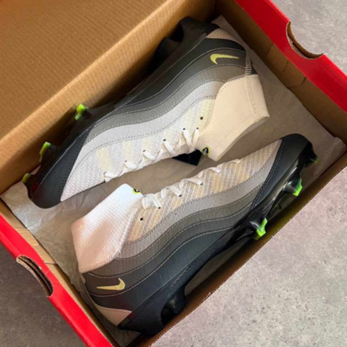Nike Zoom  Krampon Mercurial Superfly 10 Elite SE FG “Air Max 95 Neon”