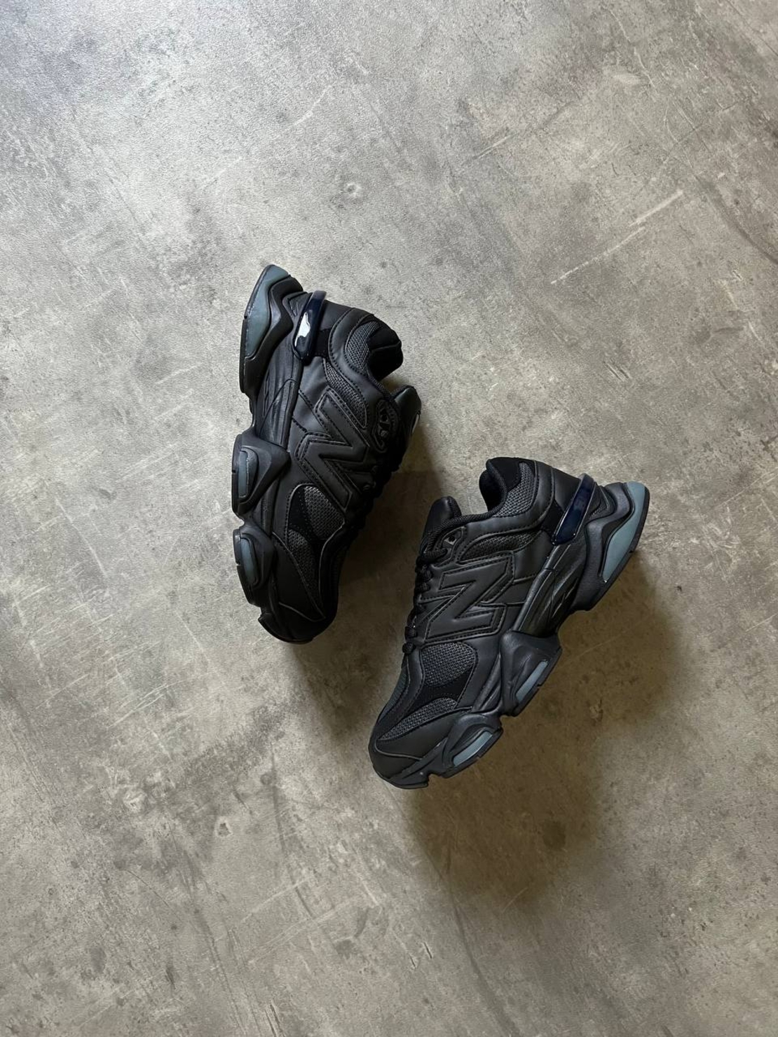 New Balance 9060 “Triple Black Leather”