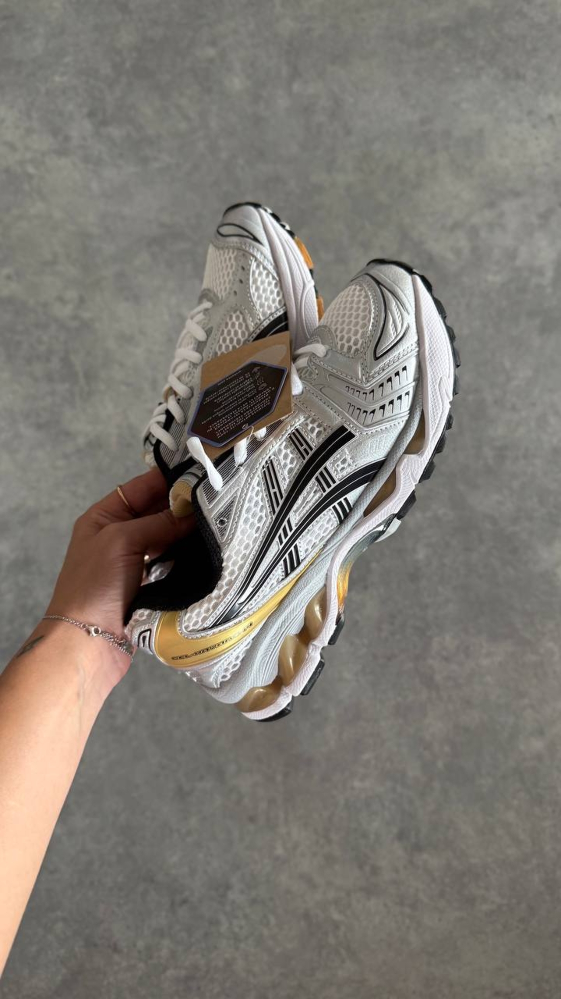 Asics Gel-Kayano 14 Silver Gold