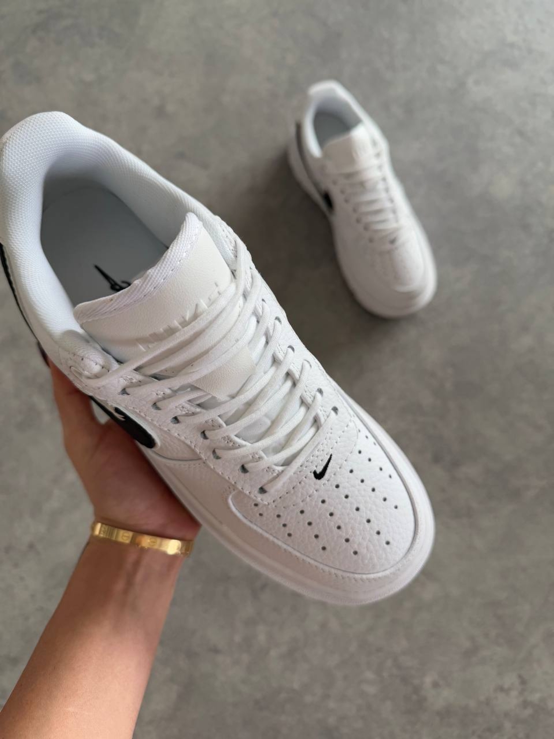 Air Force 1 luxe “White & Black”