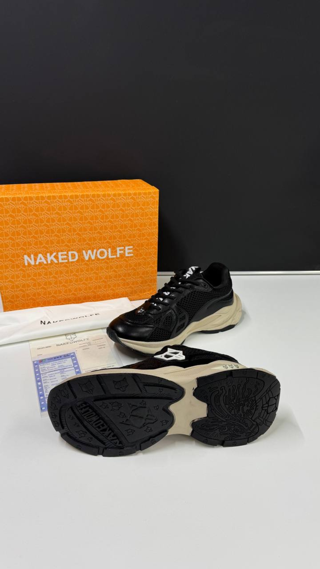NAKED WOLFE Smash Black Mesh