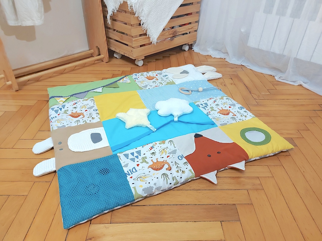 Активно килимче 80 х 80см Дино