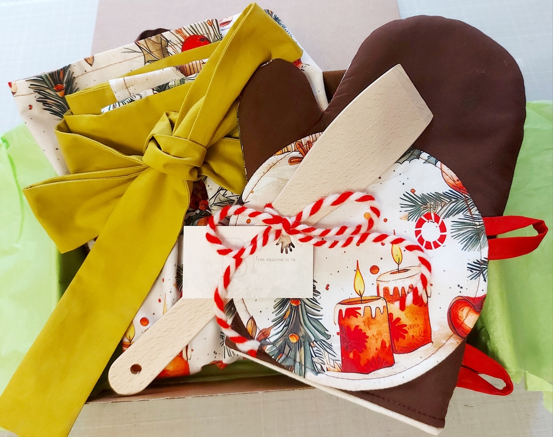 Комплект винтидж престилка с ръкохватки 1