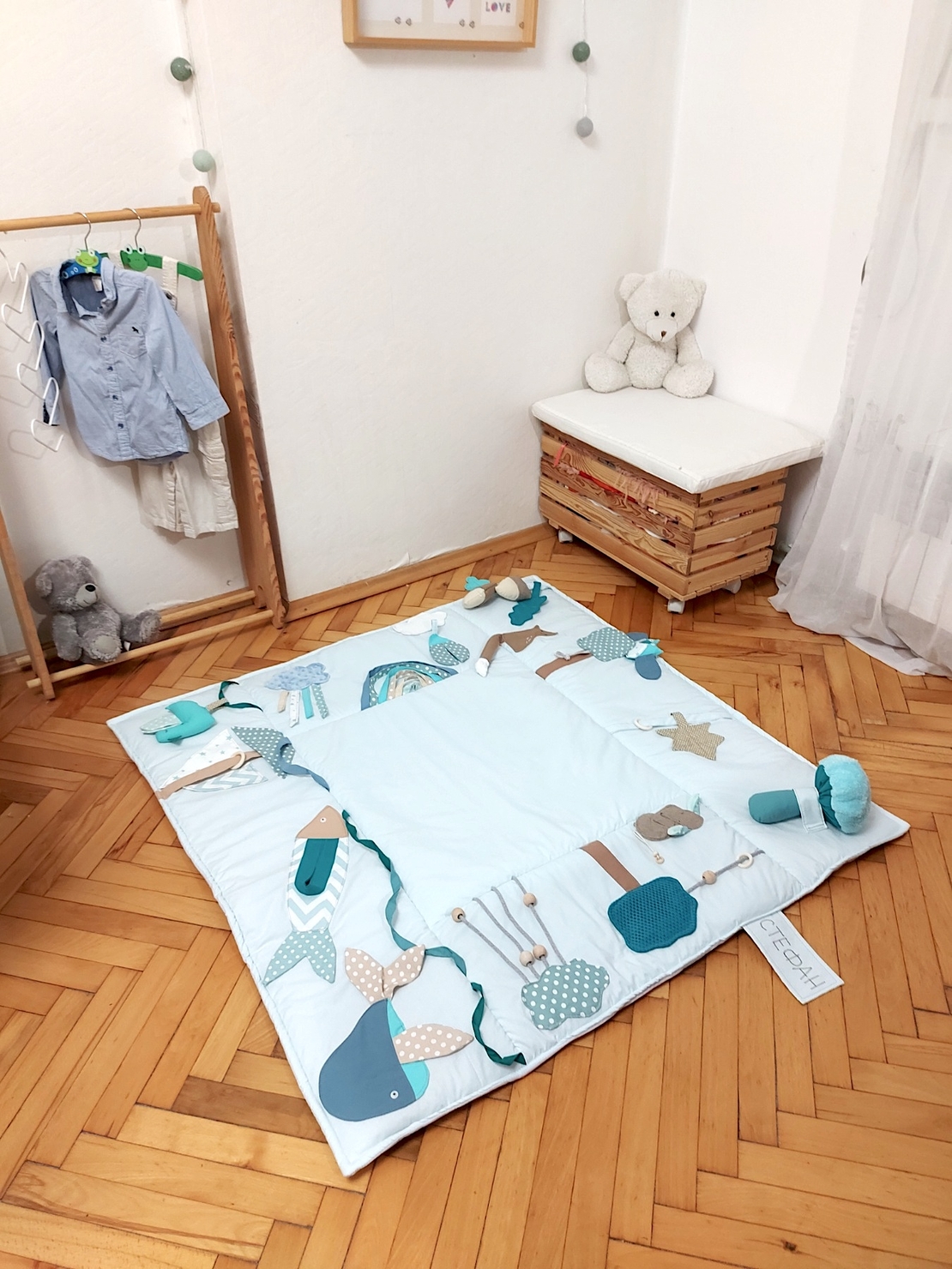 Активно килимче за бебе 120х120см. 4