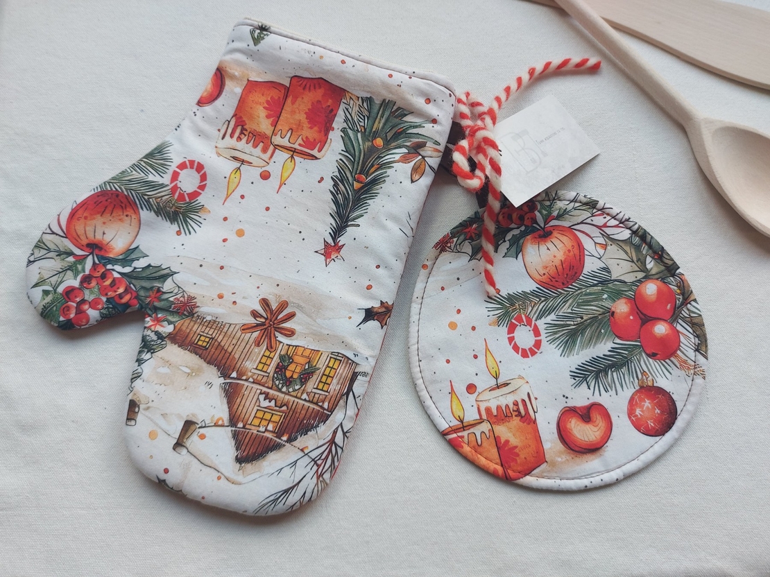 Комплект винтидж престилка с ръкохватки 3