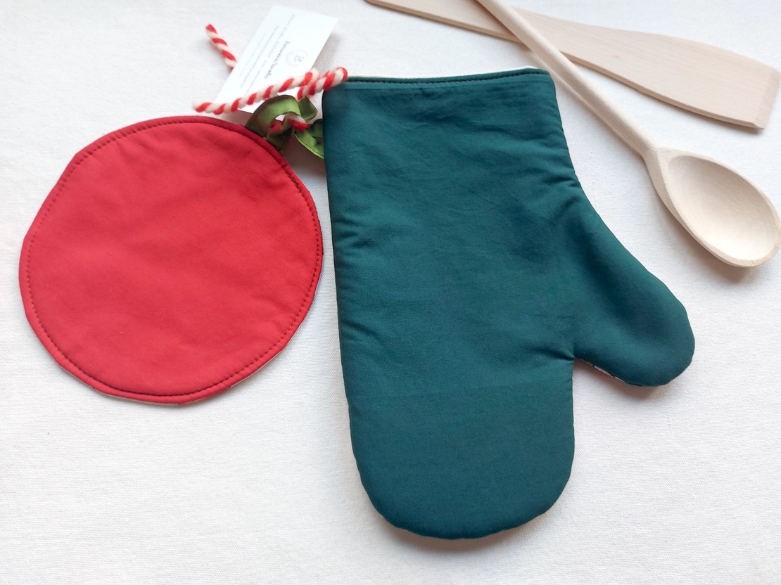 Комплект ръкохватки Винтидж Коледа 2