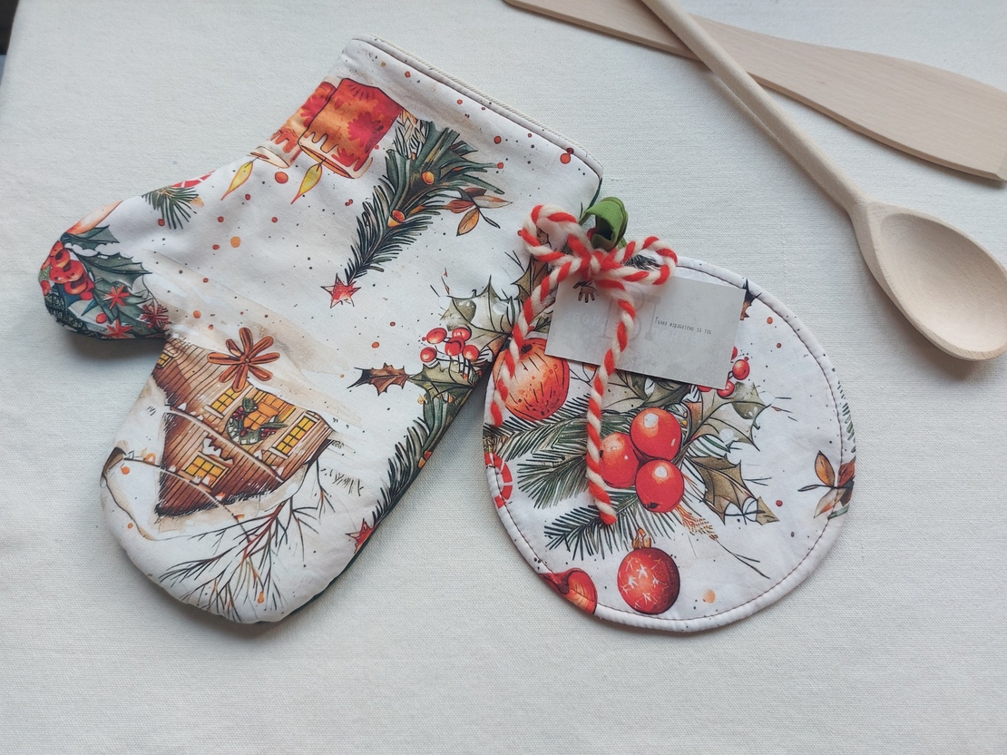 Комплект винтидж престилка с ръкохватки 2