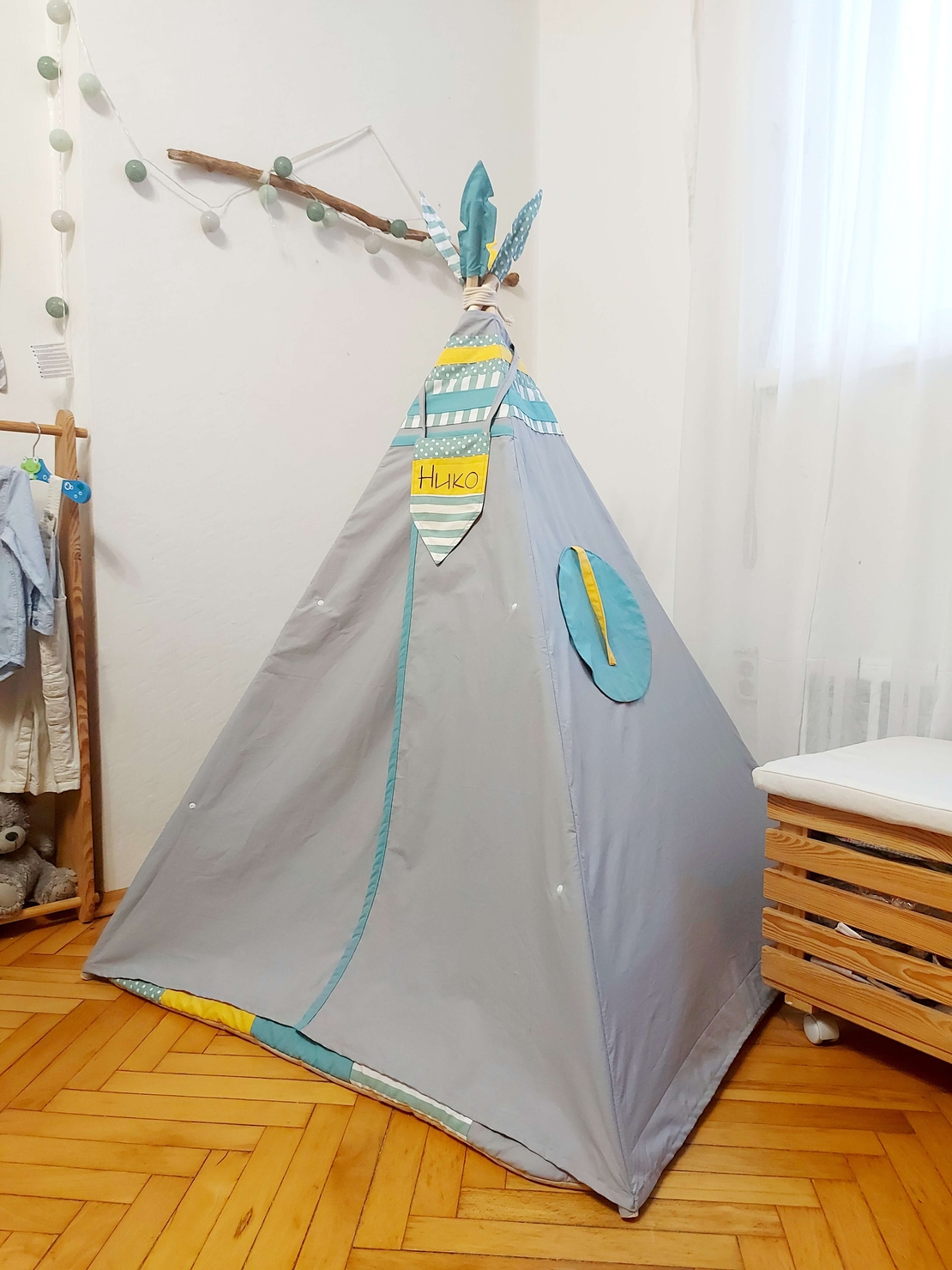 Детска палатка Тее Рее стандарт ленти мента