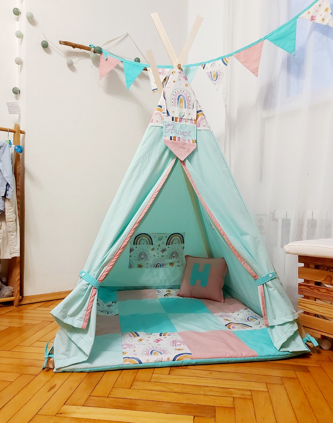 Детска палатка Еовин дъга