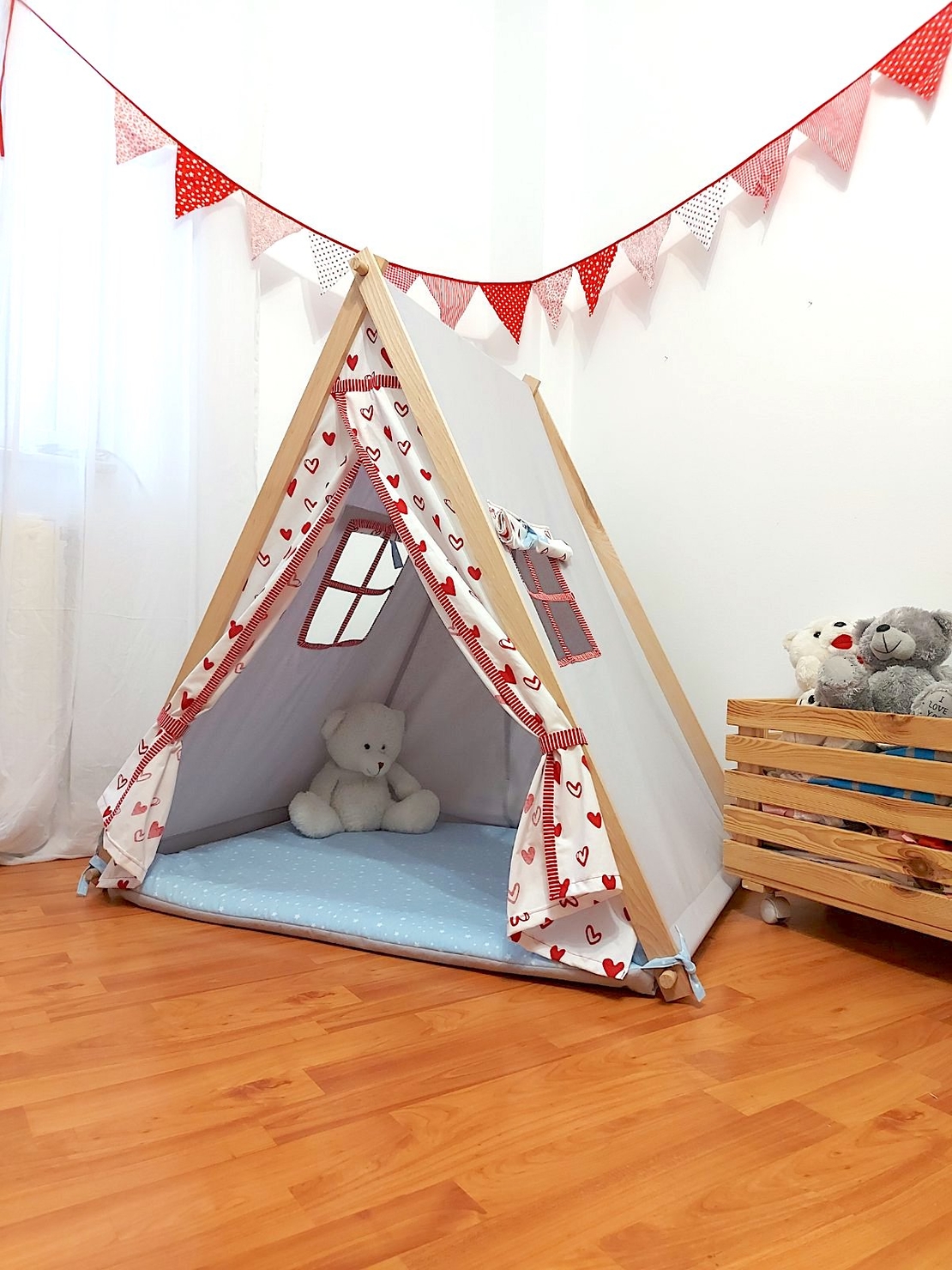 Детска палатка Aрвен мини 4