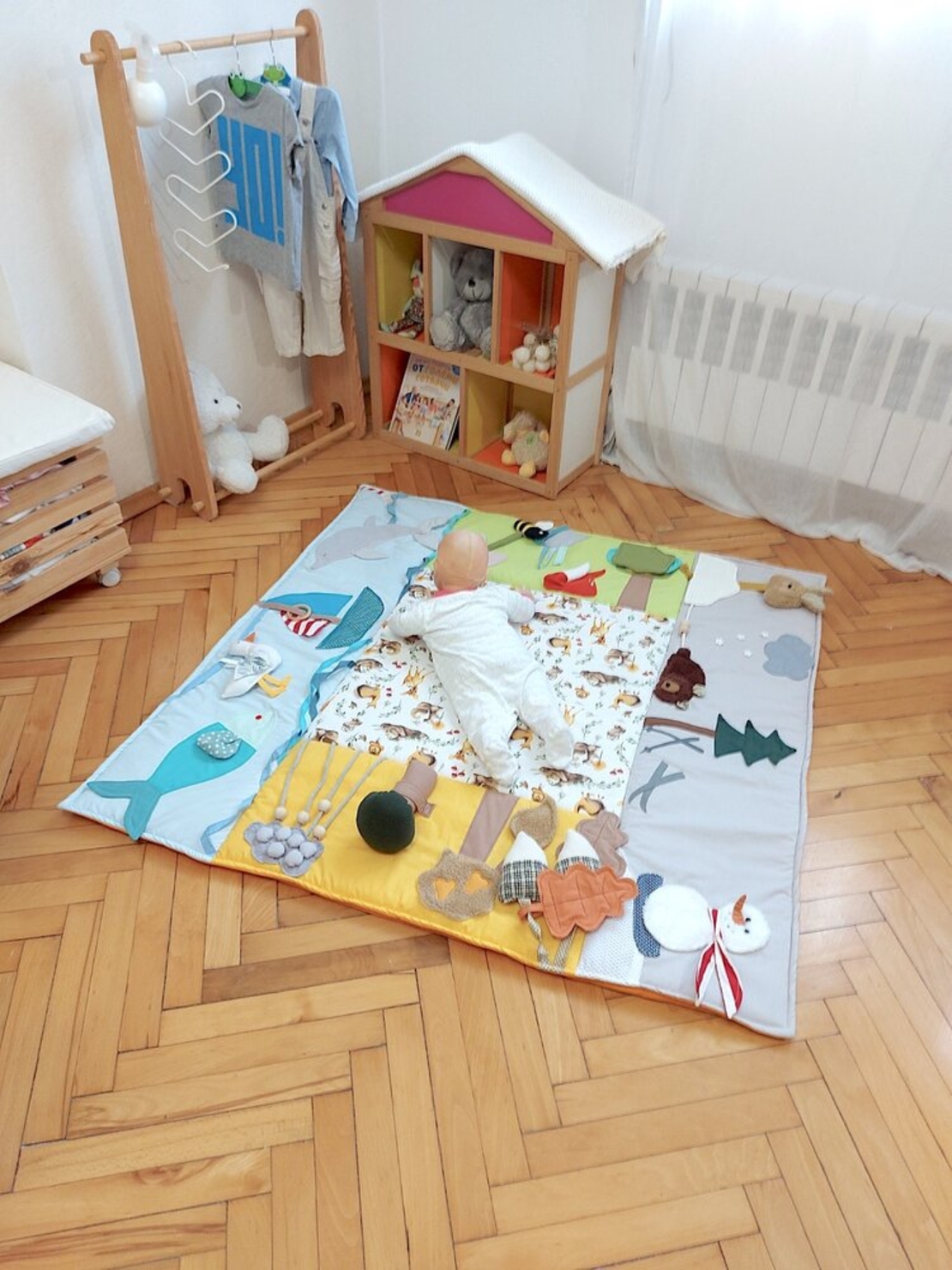 Активно килимче за бебе 120х120см. 1