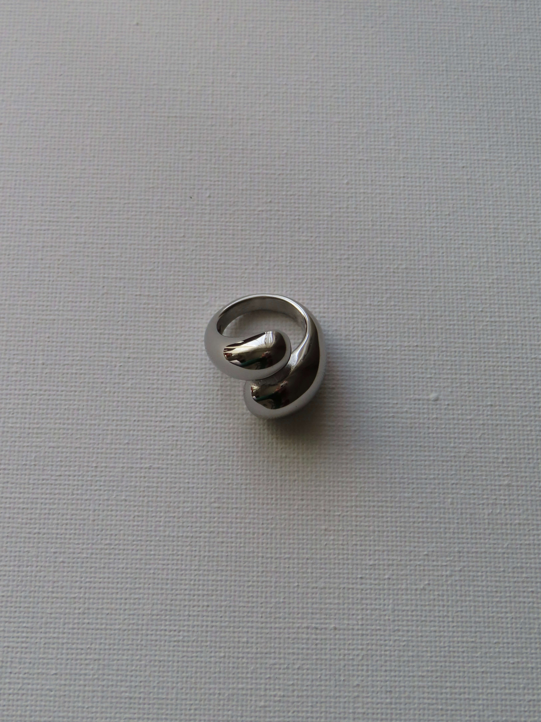 CHUNKY SILVER RING