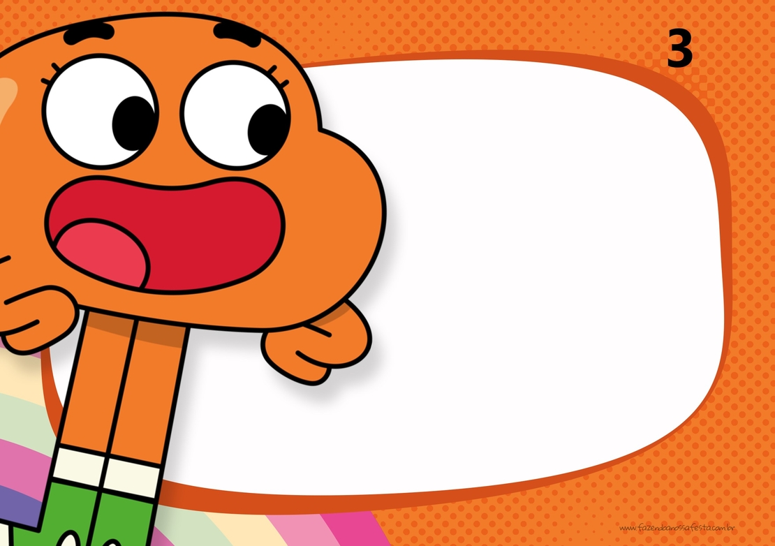 Торта от книжки и моливи ГЪМБОЛ 4 / Gumball