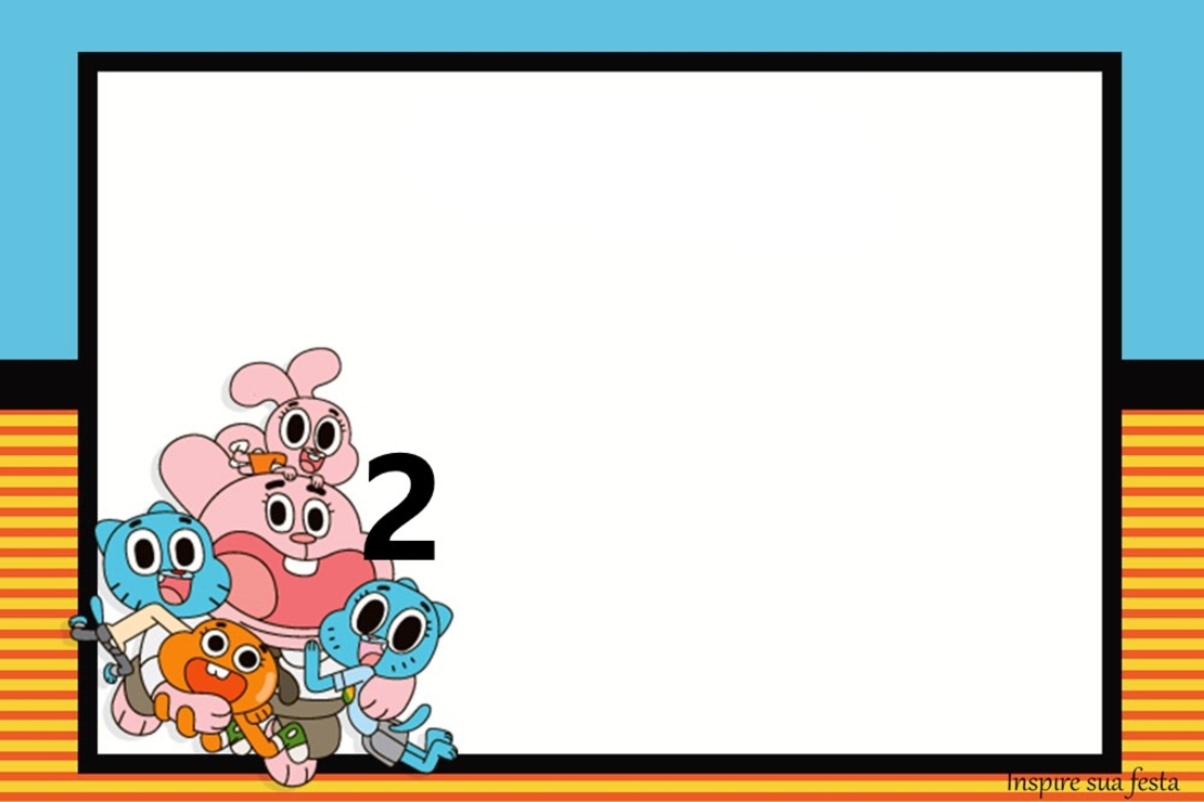 Торта от книжки и моливи ГЪМБОЛ 4 / Gumball