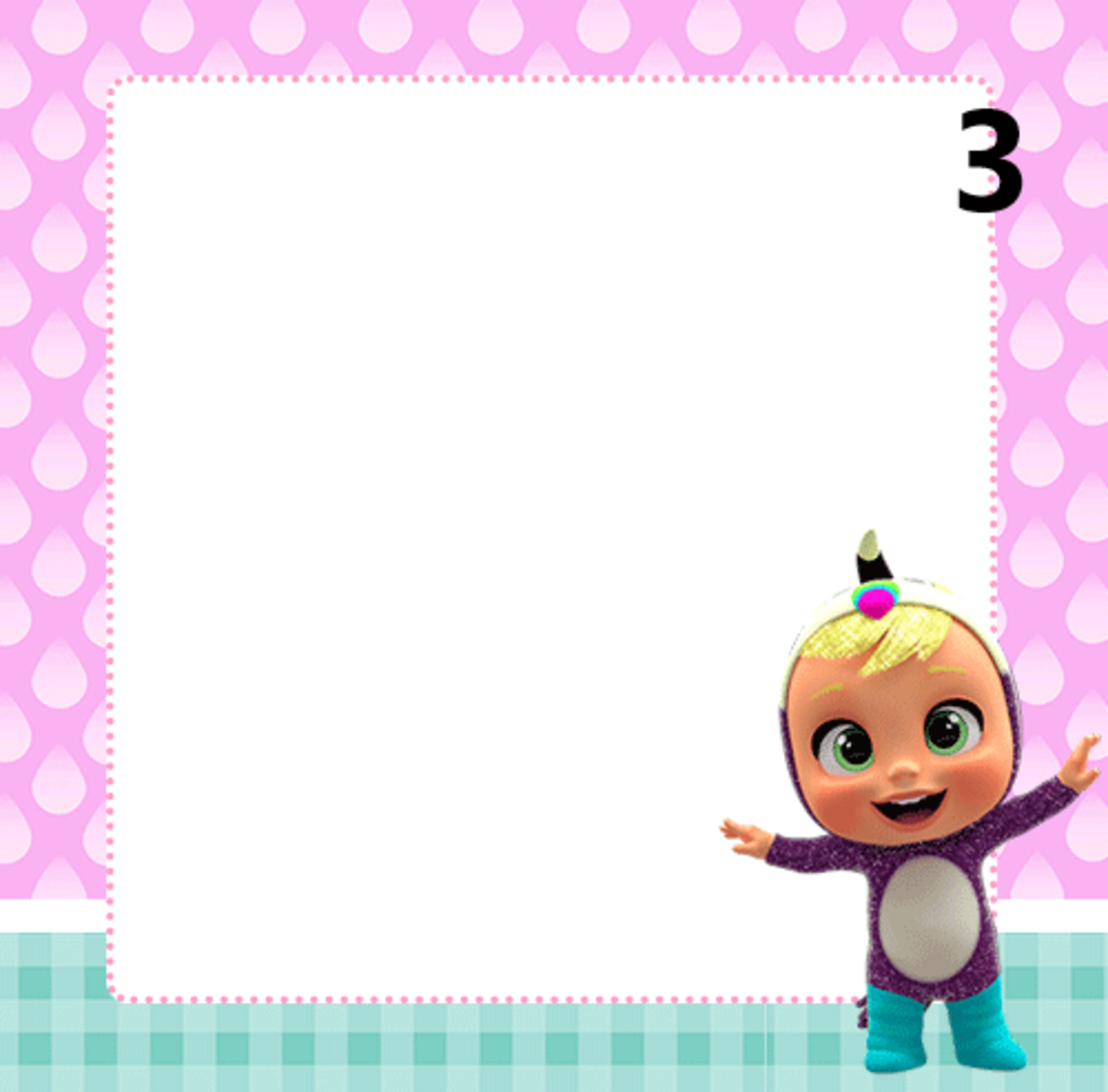 Картонена торта Плачещи бебета 5 / Cry`s Babies 5