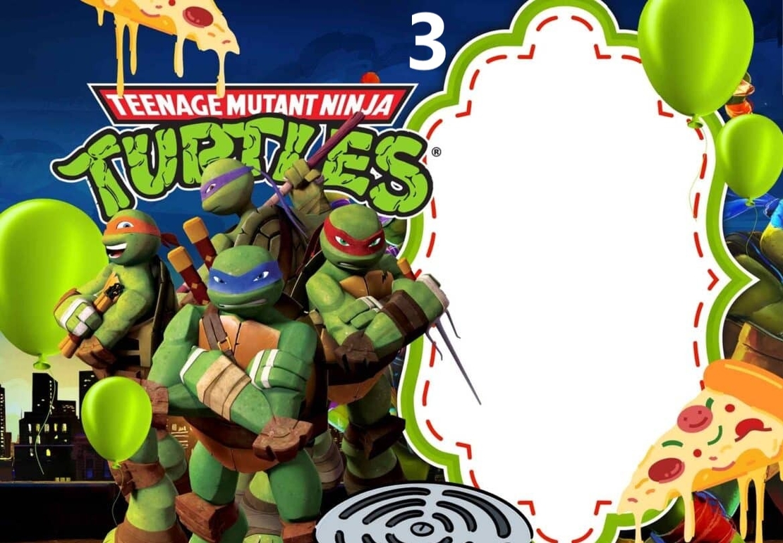 Картонена торта Костенурките Нинджа / Turtles