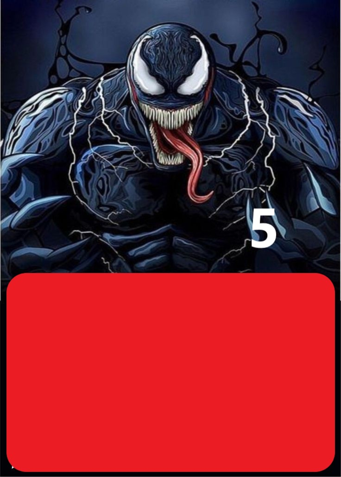 Картонена торта Венъм 1 / VENOM 1