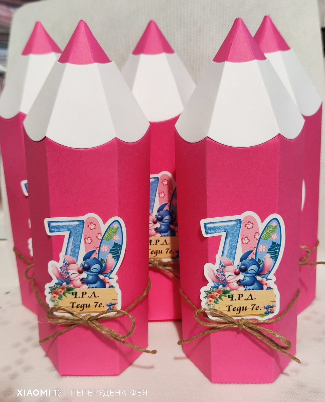 Картонен молив Стич / тематичен/