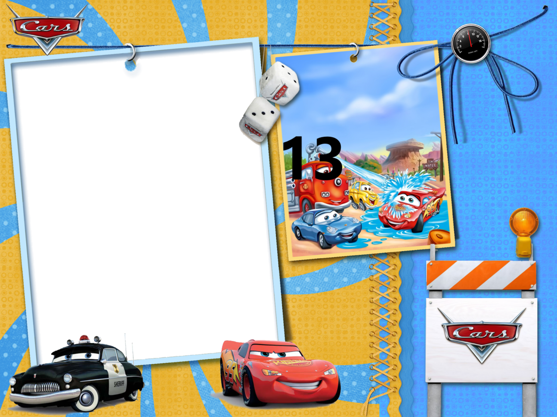 Картонена торта Маккуин 14 / Mcqueen 14