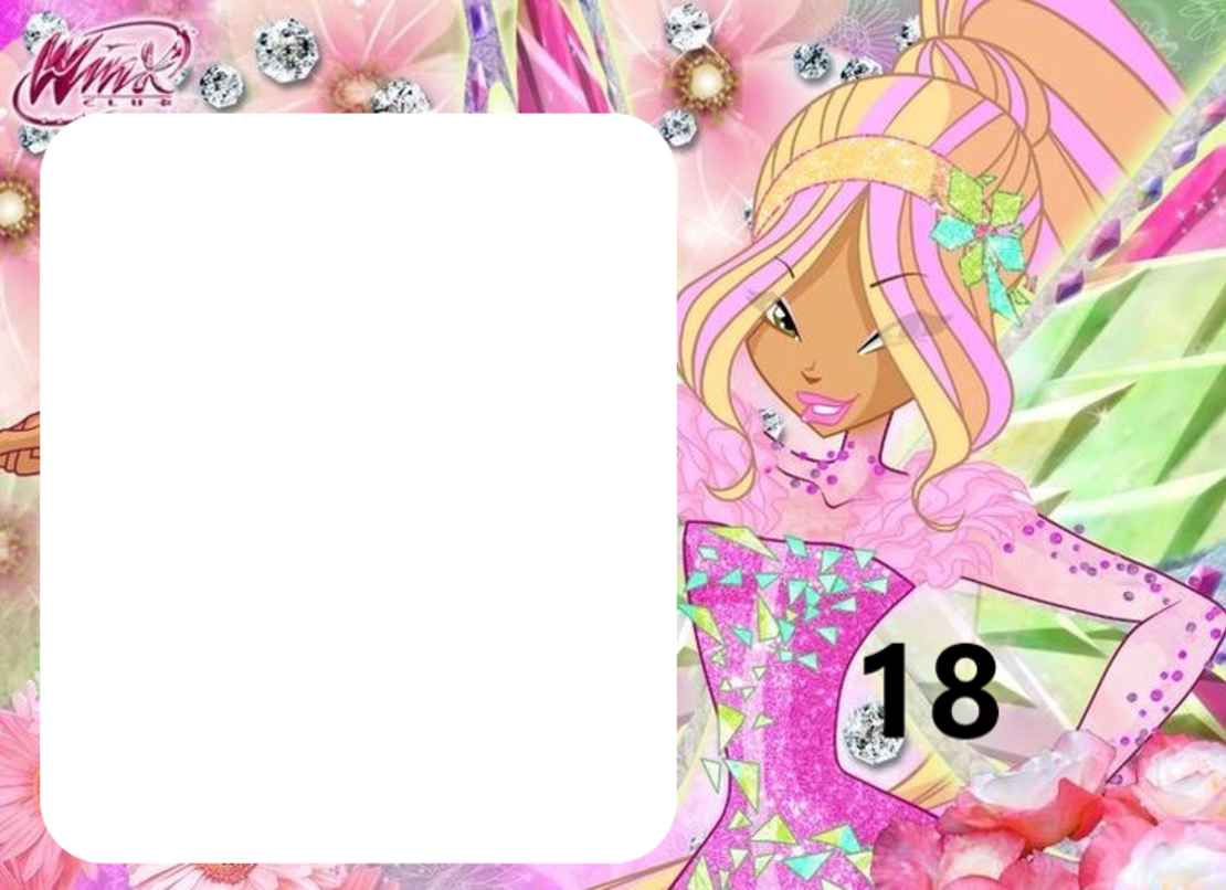 Картонена торта  Клуб Уинкс 18 / Club WinX 18