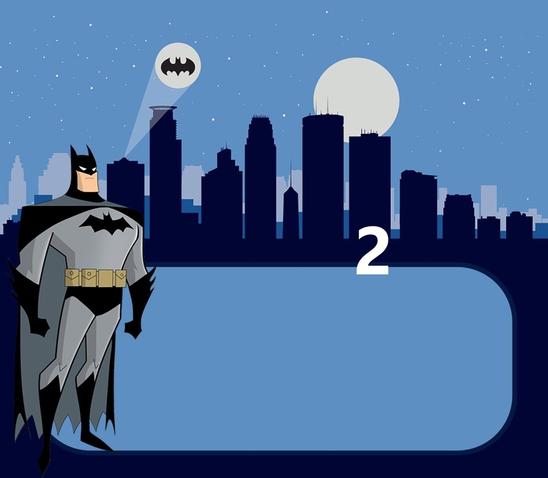 Картонена торта Батман 12 / Batman 12